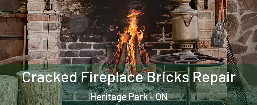  Cracked Fireplace Bricks Repair Heritage Park - ON