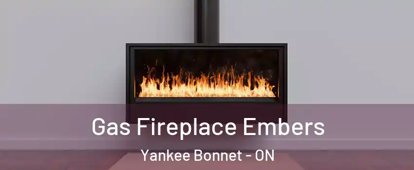Gas Fireplace Embers Yankee Bonnet - ON