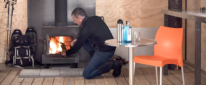 Open Hearth Wood Fireplace Installation in Peterborough, ON