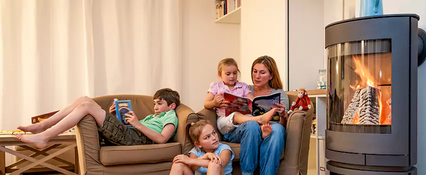 Outdoor Morso Fireplace Broken Screen Replacement in Peterborough, Ontario