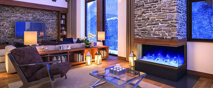 Dynamic Flame Color Fireplace Installation in Peterborough, ON