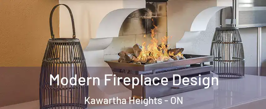 Modern Fireplace Design Kawartha Heights - ON