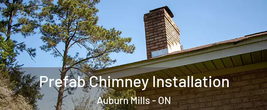 Prefab Chimney Installation Auburn Mills - ON