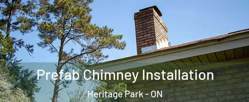 Prefab Chimney Installation Heritage Park - ON
